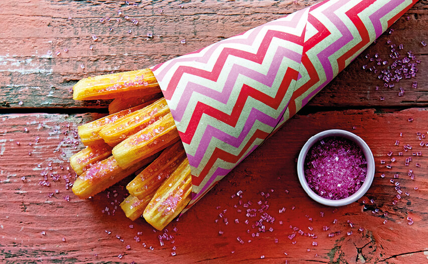 Roze Glitter Churros